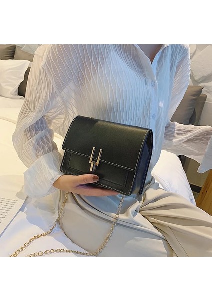 Sarı Stil Mini Pu Deri Omuz Çantaları Kadının Crossbody Çanta Çanta Moda Çanta Messenger Çantalar Kadın Kadın Paraları Tote (Yurt Dışından)