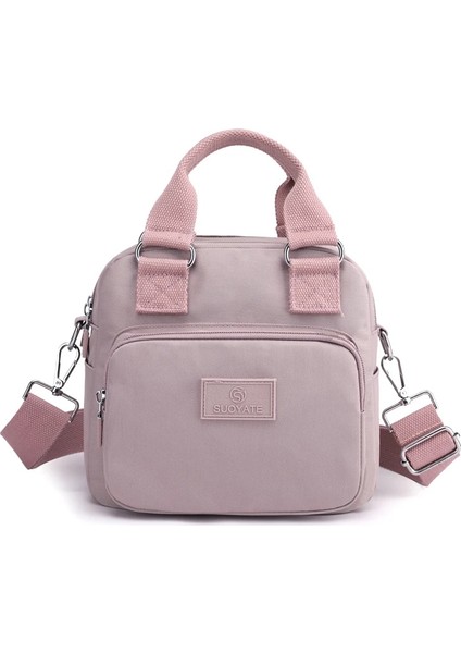 Mor Tarzı Kadın Omuz Çantası Naylon Çanta Büyük Kapasiteli Yeni Moda Messenger Çanta Küçük Moda Kadın Tek Omuz Tote (Yurt Dışından) fiyatları