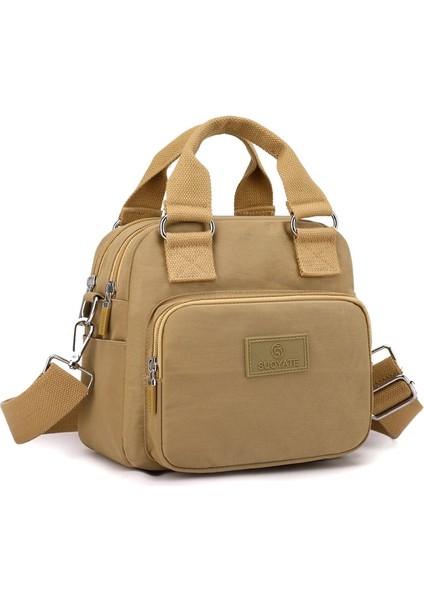 Mor Tarzı Kadın Omuz Çantası Naylon Çanta Büyük Kapasiteli Yeni Moda Messenger Çanta Küçük Moda Kadın Tek Omuz Tote (Yurt Dışından) modelleri