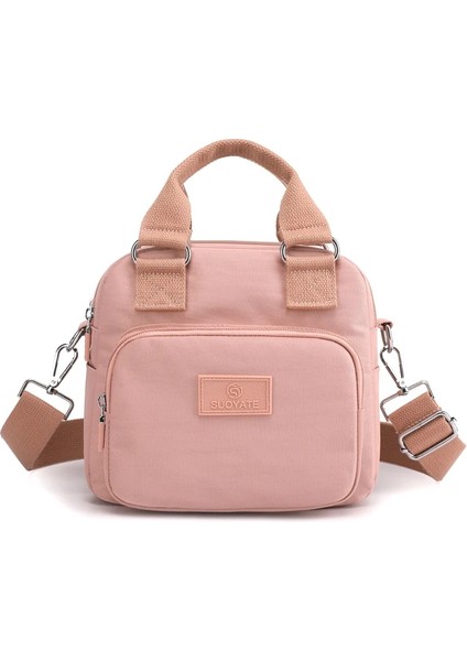 Mor Tarzı Kadın Omuz Çantası Naylon Çanta Büyük Kapasiteli Yeni Moda Messenger Çanta Küçük Moda Kadın Tek Omuz Tote (Yurt Dışından) fırsatları