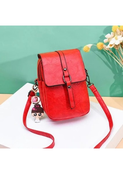 Kırmızı Stil Reprcla Yeni Küçük Omuz Çantası Rahat Çanta Kadınlar Için Crossbody Çanta Telefon Cebi Kız Çanta Tasarımcı Postacı Çantaları (Yurt Dışından)