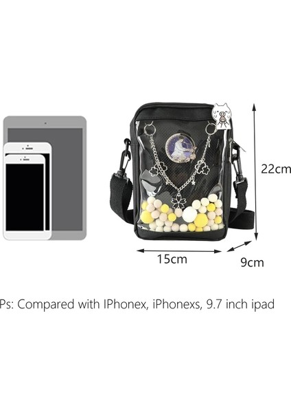 Beyaz Stil Klasik Kadınlar Için 2020 Mini Crossbody Çanta Sevimli Pvc Şeffaf Küçük Şeffaf Ita Çanta Siyah Beyaz Kadın Omuz Çantası Telefon H214 Için (Yurt Dışından) indirimleri