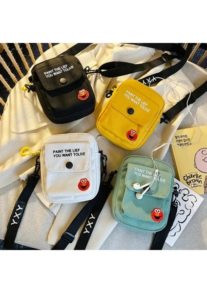 No.4 Tarzı Küçük Kanvas Çanta Kadın Kadınlar Için Crossbody Omuz Çantaları Messenger Bozuk Para Cüzdanı Karikatür Cep Telefonu Omuz Çantaları Telefon Çantaları (Yurt Dışından) fiyatları