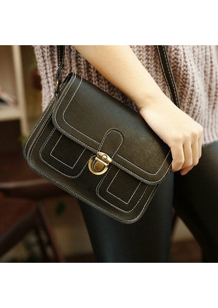 Koyu Kahverengi Tarzı 20X16X7CM Women Shoulder Bag Luxury Handbags Women Bags Designer Version Luxury Wild Girls Small Square Messenger Bag Bolsa Feminina (Yurt Dışından) fiyatları