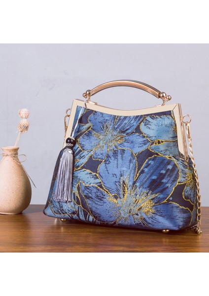 Kadın Çantası 3 Tarzı 22CMX16CMX5CM Vintage Tasarımcı Kilit Kabuk Çanta Saf El Yapımı Çanta Saçak Zincir Kadın Omuz Crossbody Çanta Lady Kadın Çanta Iyi Çanta (Yurt Dışından)