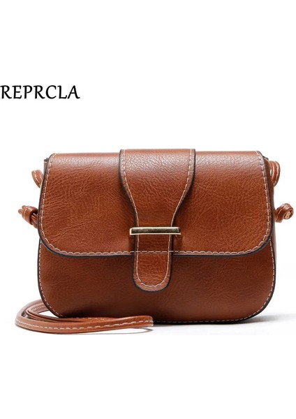 Kahverengi Tarzı Reprcla New Arrivals Women Bags Small Vintage Shoulder Bag Pu Leather Women Messenger Bags Crossbody Designer Ladies Bag (Yurt Dışından) modelleri