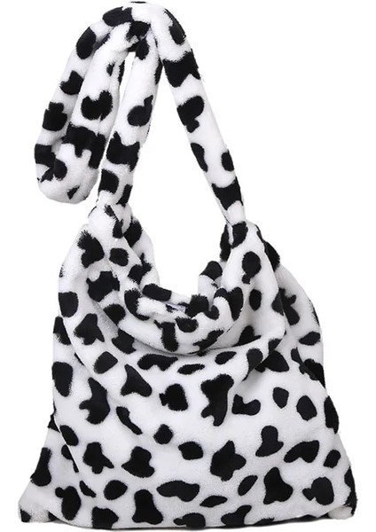 Zebra L Tarzı Zarif Tasarım Inek Desen Kadın Bez Çantalar Rahat Büyük Kapasiteli Bayanlar Omuz Çantası Basit Moda Kadın Postacı Çantaları (Yurt Dışından) fırsatları