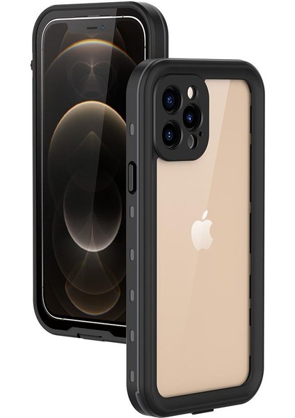 Iphone 12 Için Pro IP68 Su Geçirmez Tam Ekran Koruyucu 12FT Inşa Telefon Kılıfı (Yurt Dışından)