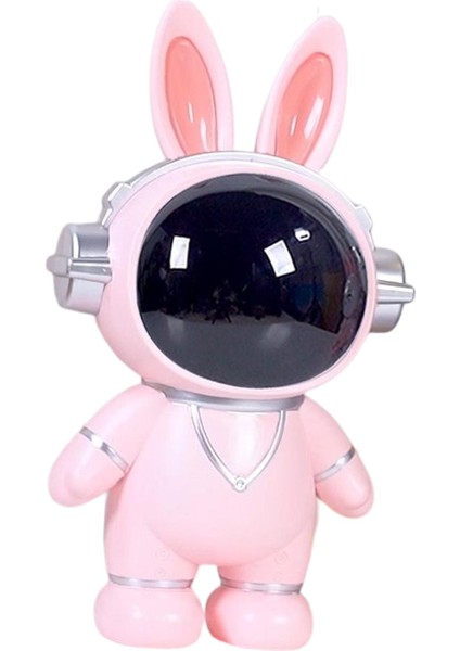 Astronot Kumbara Sevimli Tavşan Astronot Para Kavanozu Masaüstü Süsleme Spaceman Pembe (Yurt Dışından) modelleri