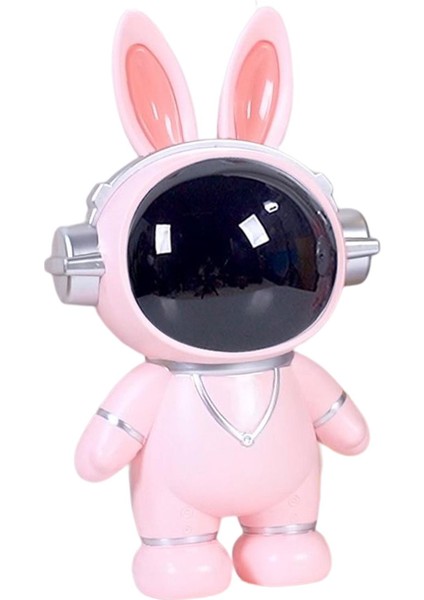 Astronot Kumbara Sevimli Tavşan Astronot Para Kavanozu Masaüstü Süsleme Spaceman Pembe (Yurt Dışından) fırsatları