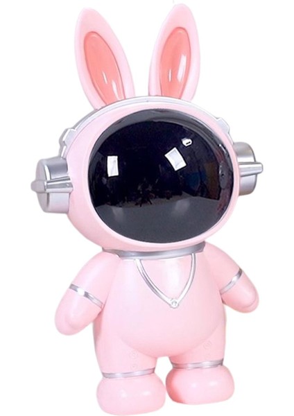 Astronot Kumbara Sevimli Tavşan Astronot Para Kavanozu Masaüstü Süsleme Spaceman Pembe (Yurt Dışından) indirimleri
