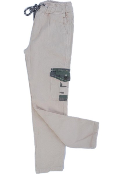 Erkek Çocuk Boru Paça Cepli Kamuflaj Desenli Bağcıklı Pantolon fiyatları