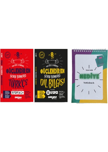 2024 Güncel 8.Sınıf Türkçe ve Dil Bilgisi Güçlendiren Soru Bankası