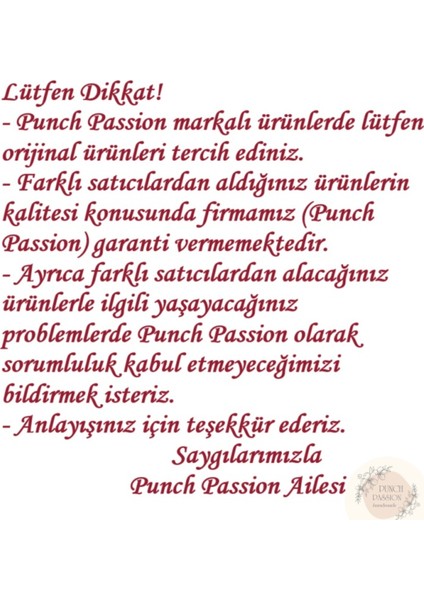 Punch Passion Bebek Dekoratif Kırlent Kılıfı Seti/bebek Dekoratif Yastık Kılıfı/ Punch Nakışlı-Amerikan Bezi