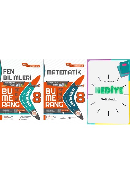 Güncel 8. Sınıf Matematik Bumerang Zoom ve 32 Haftalık Denemeler Seti Yeni Nesil Muhteşem Birleşim