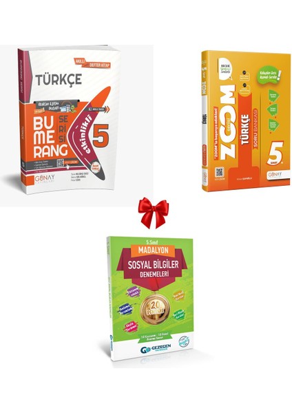 5. Sınıf Türkçe Bumerang Etkinlikli Kitap Konu Anlatımlı ve Zoom Soru Bankası