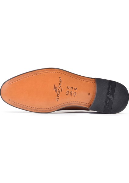 Siyah Bağcıklı Kösele Erkek Ayakkabı -51841- fırsatları