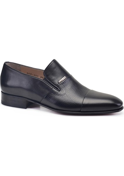 Siyah Bağcıksız Kösele Erkek Ayakkabı -89102- fiyatları