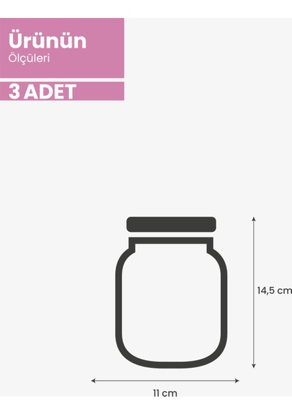 Gümüş Metal Kapaklı Kavanoz Görünümlü Saklama Poşeti 9 Adet 3 Büyük 3 Orta 3 Küçük