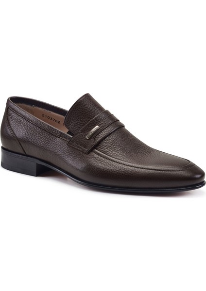 Kahverengi Klasik Loafer Kösele Erkek Ayakkabı -13924- fiyatları