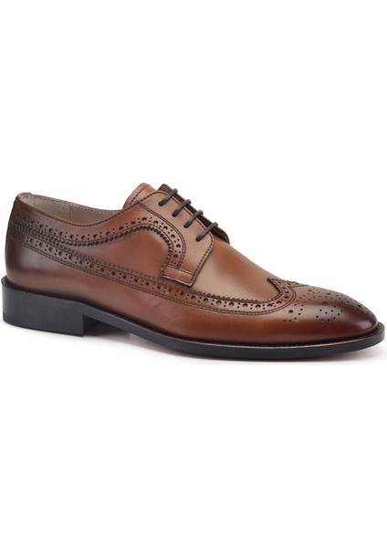 Taba Bağcıklı Kösele Erkek Ayakkabı -20402- fiyatları