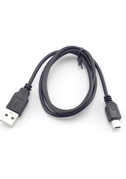 5 Adet Yüksek Hızlı USB 2.0 Mini USB 5-Pin Senkronizasyon Kablosu Veri Şarj Güç Uzatma Kablosu Konektörü Splitter Mp3 Mp4 W17 (Yurt Dışından)