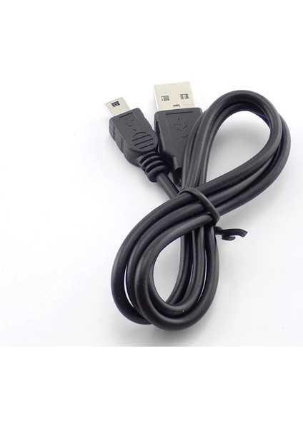 5 Adet Yüksek Hızlı USB 2.0 Mini USB 5-Pin Senkronizasyon Kablosu Veri Şarj Güç Uzatma Kablosu Konektörü Splitter Mp3 Mp4 W17 (Yurt Dışından)