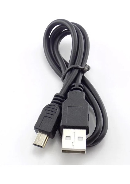 5 Adet Yüksek Hızlı USB 2.0 Mini USB 5-Pin Senkronizasyon Kablosu Veri Şarj Güç Uzatma Kablosu Konektörü Splitter Mp3 Mp4 W17 (Yurt Dışından)
