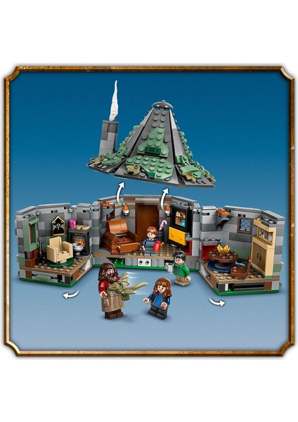 LEGO® Harry Potter™ Hagrid'in Kulübesi: Beklenmedik Bir Ziyaret 76428 - 8 Yaş ve Üzeri Harry Potter Hayranları için 5 Minifigür İçeren Koleksiyonluk Yaratıcı Oyuncak Yapım Seti (896 Parça)