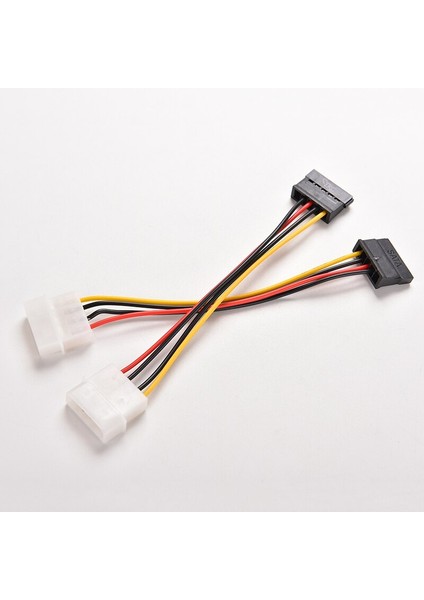 3 Adet Ide Seri Ata Sata Sabit Disk Güç Adaptörü Kablosu Ide Sata Güç Kablosu Genişleticiler (Yurt Dışından)