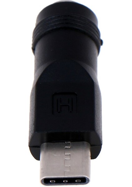Dc Güç Adaptörü Dönüştürücü Tip-C USB Erkek - 5.5x2.1mm Dişi Jak Konnektörü Dizüstü Dizüstü Bilgisayar Pc Için (Yurt Dışından)