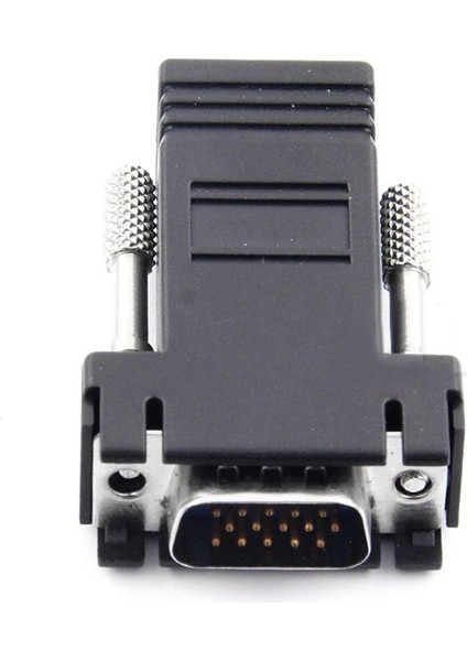 Mxlc VGA Genişletici Erkek Lan Cat5 CAT5E/6 RJ45 Ethernet Dişi Dönüştürücü Adaptör (Yurt Dışından)