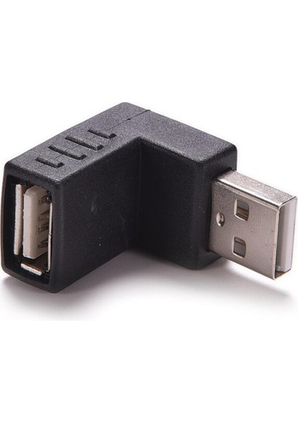 1 Adet 90 Derece USB 2.0 Erkek Dişi Adaptör Sağ Açı USB 2.0 Dönüştürücü Konektörü Dizüstü Pc Bilgisayar Için Siyah (Yurt Dışından)