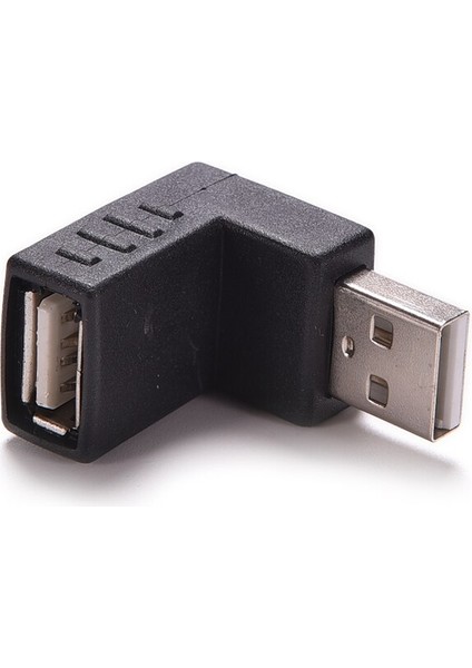 1 Adet 90 Derece USB 2.0 Erkek Dişi Adaptör Sağ Açı USB 2.0 Dönüştürücü Konektörü Dizüstü Pc Bilgisayar Için Siyah (Yurt Dışından)