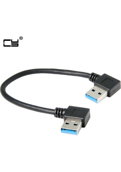 USB 3.0 Tip-A 90 Derece Sağ Açıdan Sağ Açıya Sabit Disk Bilgisayar Için Veri Kablosu 15CM (Yurt Dışından) fiyatları