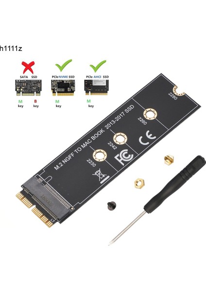 M.2 Nvme SSD MacBook Air Pro Retina 2013-2017 Için Adaptör Kartı Dönüştürme Nvme/ahcı SSD Yükseltilmiş Kiti A1465 A1466 A1398 A1502 M2 (Yurt Dışından)