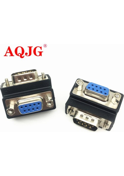 Yeni RS232 DB9PIN Seri Dönüşüm Kafası Erkekten Dişiye Db9 90 Derece Dirsek Eklemi Aqjg (Yurt Dışından)