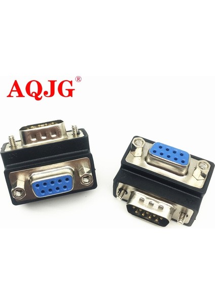 Yeni RS232 DB9PIN Seri Dönüşüm Kafası Erkekten Dişiye Db9 90 Derece Dirsek Eklemi Aqjg (Yurt Dışından) fiyatları