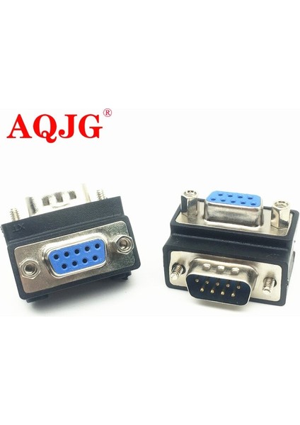 Yeni RS232 DB9PIN Seri Dönüşüm Kafası Erkekten Dişiye Db9 90 Derece Dirsek Eklemi Aqjg (Yurt Dışından) modelleri
