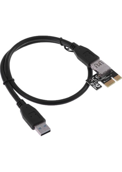 Pcıe Pcı-E Express 1x 16X Genişletici Yükseltici Kart Adaptörü 4pin USB 3.0 Uzatma Kablosu Btc Madenci Için Grafik Yükseltici (Yurt Dışından)