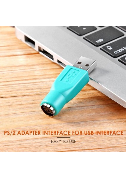 2 Adet USB 2.0 Erkek Kadın Dönüştürücü Adaptör Ps2 Ps/2 Bilgisayar Pc Dizüstü Klavye Fare Konektörü USB Ps/2 Adaptörü (Yurt Dışından)