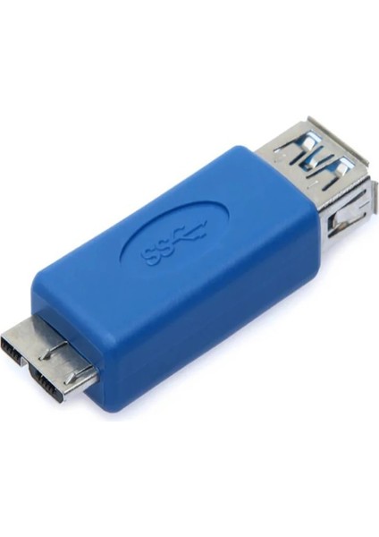 Mavi Standart USB 3.0 Usb3.0 Mikro B Erkekten A Tipine Dişi Microb/af Adaptör Dönüştürücü, Otg Fonksiyonlu (Yurt Dışından)