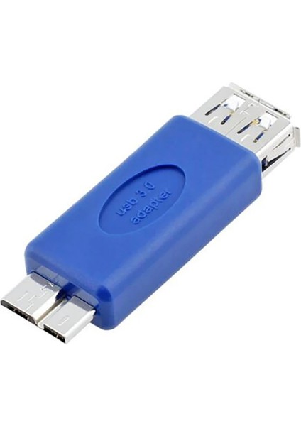 Mavi Standart USB 3.0 Usb3.0 Mikro B Erkekten A Tipine Dişi Microb/af Adaptör Dönüştürücü, Otg Fonksiyonlu (Yurt Dışından)