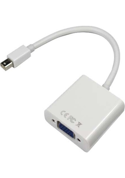 Larryjoe 1 Adet/grup Sıcak Satış Kablosu Video Mini Displayport Ekran Bağlantı Noktası Dp Erkek Apple Macbook Için VGA Kablosu Adaptörü (Yurt Dışından)