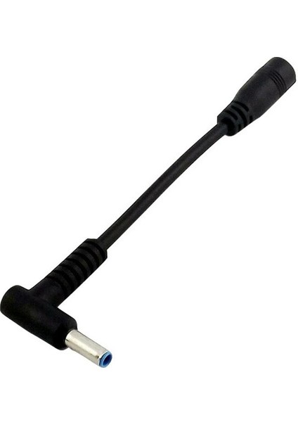 1 Adet 5.5x2.1mm Kadın 4.5x3.0mm Erkek Soket Dc Güç Adaptörü Konnektör Kablo Kordonu Hp 12 cm (Yurt Dışından)