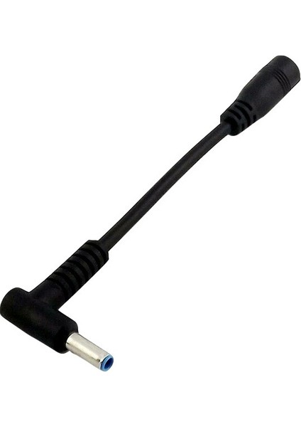 1 Adet 5.5x2.1mm Kadın 4.5x3.0mm Erkek Soket Dc Güç Adaptörü Konnektör Kablo Kordonu Hp 12 cm (Yurt Dışından)