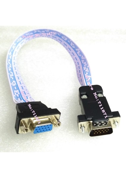Erkek - Dişi VGA D-Sub Uzatma Kablosu Hattı Erkek Dişi D-Sub VGA Uzatma Kablosu Kısa 15P HDB15 Erkek - Dişi Uzatma Teli (Yurt Dışından) modelleri