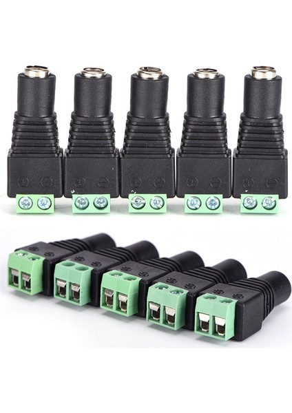 5 Adet/grup Dc 12 V Basınç Hattı Tipi Güç Fişi Adaptörü Konektörü LED Şerit Işık (Yurt Dışından)