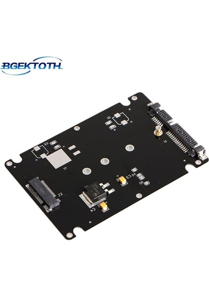 Yeni B+M Anahtar Soketi 2 M.2 Ngff (Sata) Ssd'den 2.5 Sata Adaptör Kartına, Kılıflı Yeni Feb5 (Yurt Dışından)