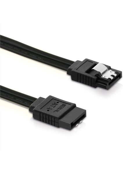 2 Adet Sata Kablosu En Düşük Sabit Disk Sürücüsü Veri Seri Ata Düz Kablo 26AWG HDD SSD Kablo Hattı (Yurt Dışından) fiyatları